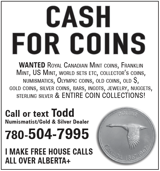 WANTED: COIN COLLECTIONS. PAYING CASH!